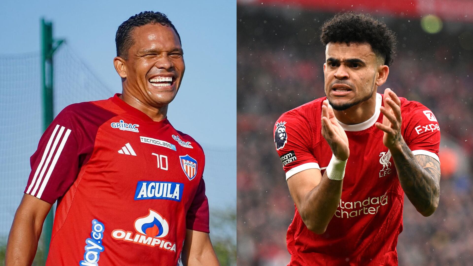 Carlos Bacca regañó a quienes critican a Luis Díaz porque es costeño y jugó en Junior.