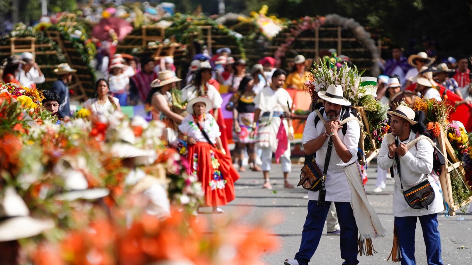 Así se vivió el desfile de Silleteros en la Feria de las Flores.