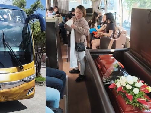 Viralizan lujosa capilla de velación móvil que rueda por Bogotá; acá el precio y los detalles