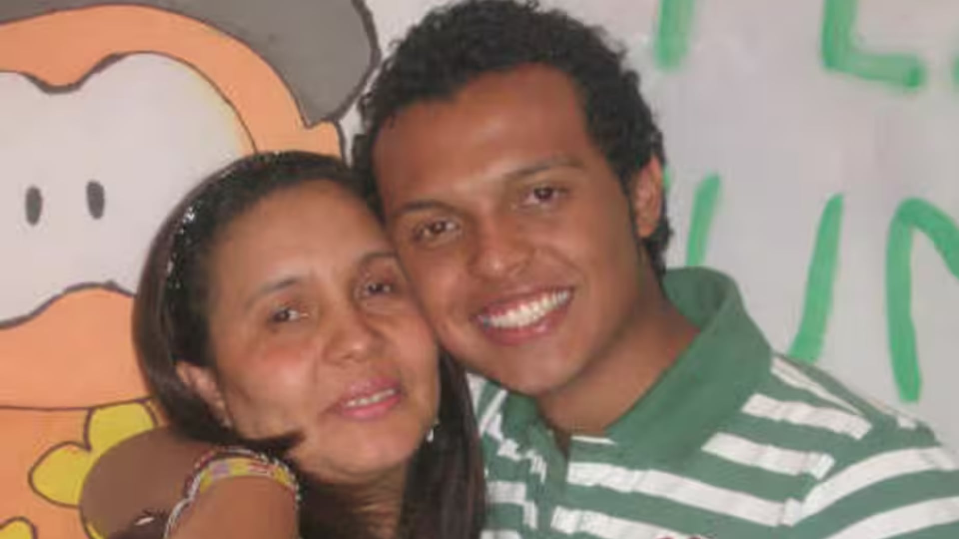 Oneida Colmenares y su hijo, Luis Andrés Colmenares.