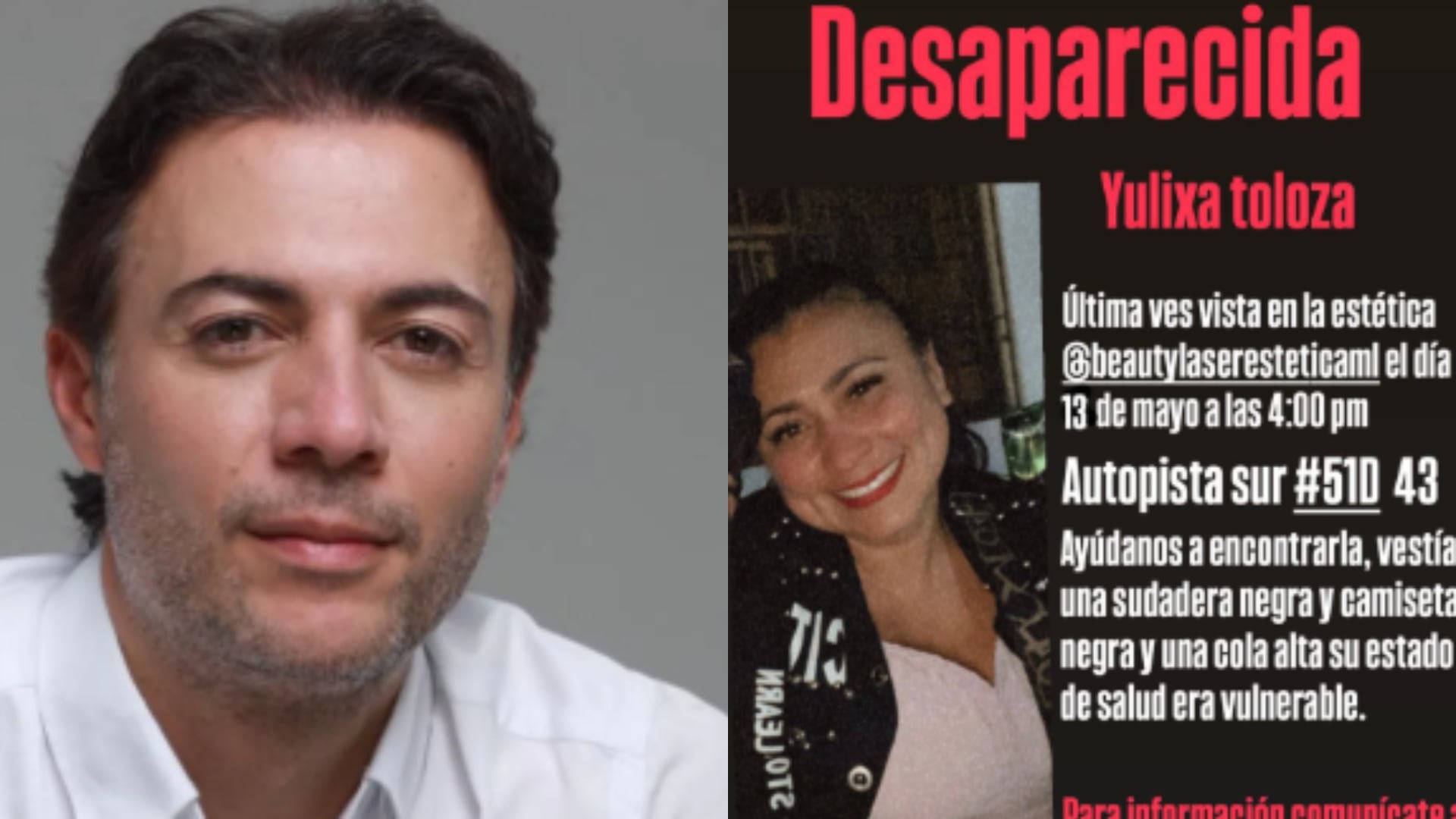 Daniel Quintero anunció que investigará a la Alcaldía de Bogotá por el caso de Yulixa Toloza.
