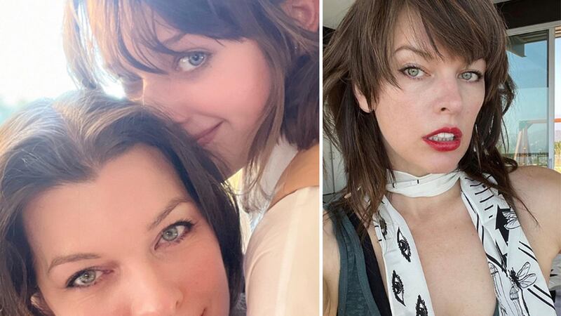 Milla Jovovich tiene 3 hijas y son sus clones: ni los Derbez tienen genes tan fuertes
