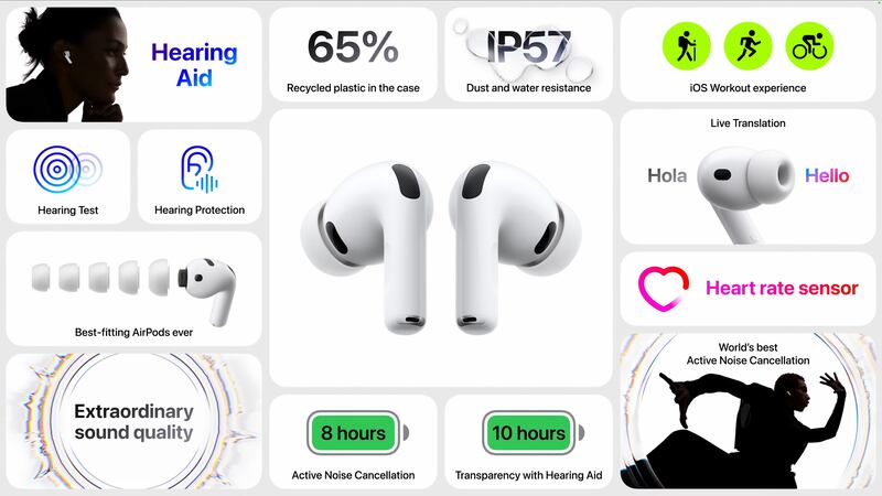 AirPods Pro 3 características