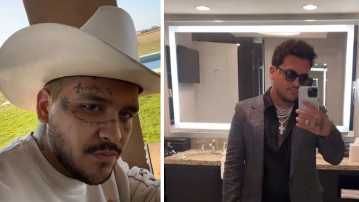 Entre las teorías de los tatuajes de Christian Nodal que han rodado en Twitter e Instagram, destaca que se los maquilla, o que son falsos