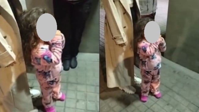 Foto menor deambulaba sola en la calle y fue llevada al CAI Claret.