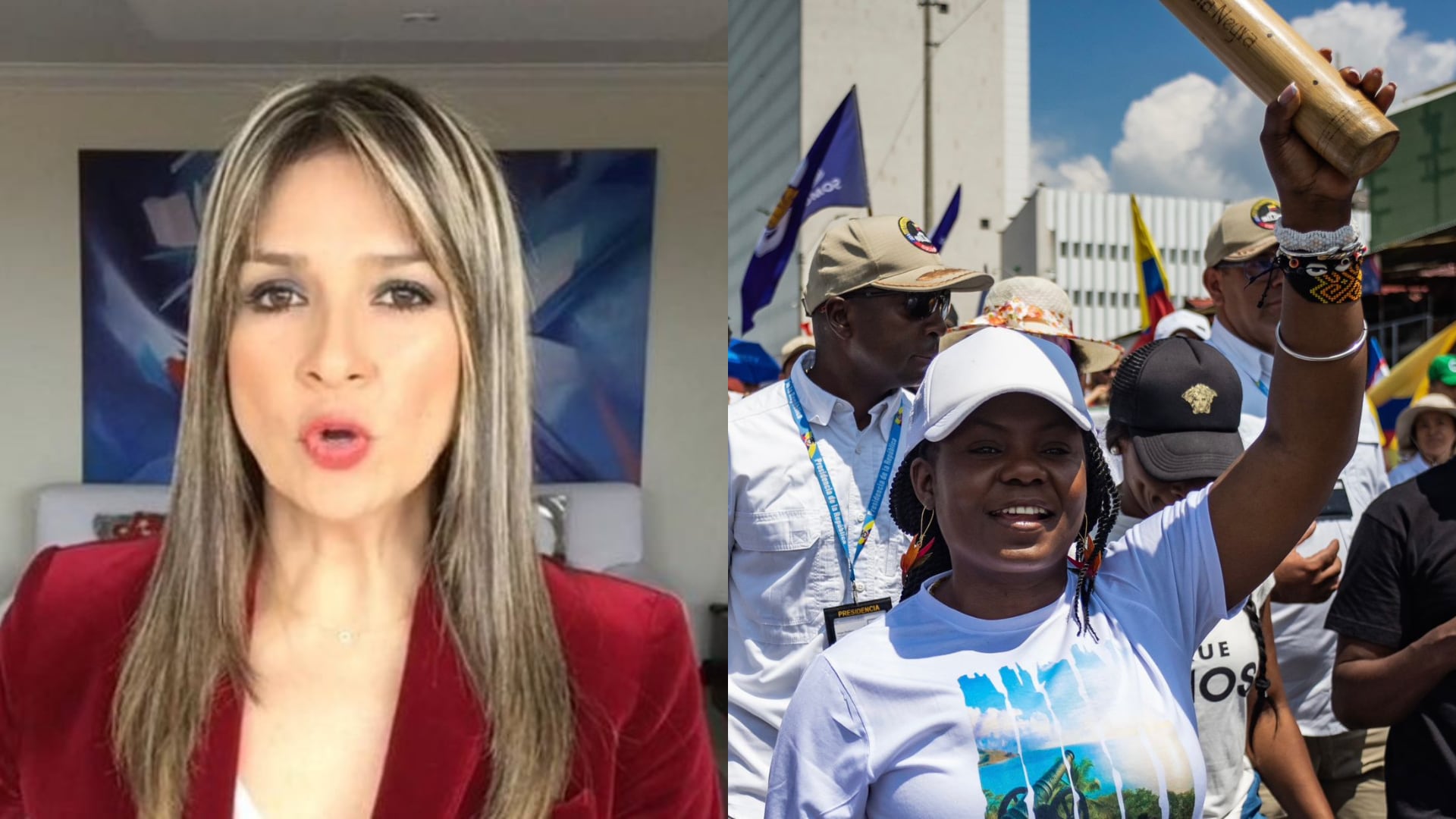 Vicky Dávila y Francia Márquez se enfrentaron en redes sociales por el apoyo de la vicepresidenta a la 'Primera Línea'