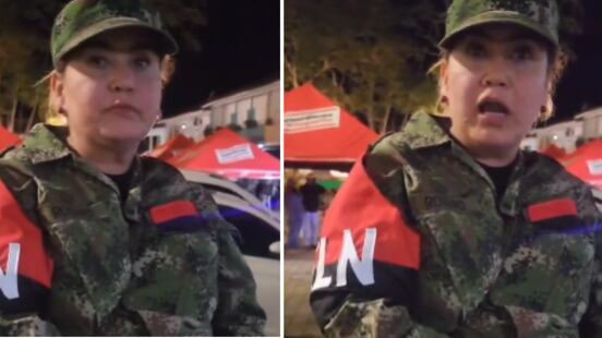 Funcionaria de la Fiscalía disfrazada del ELN