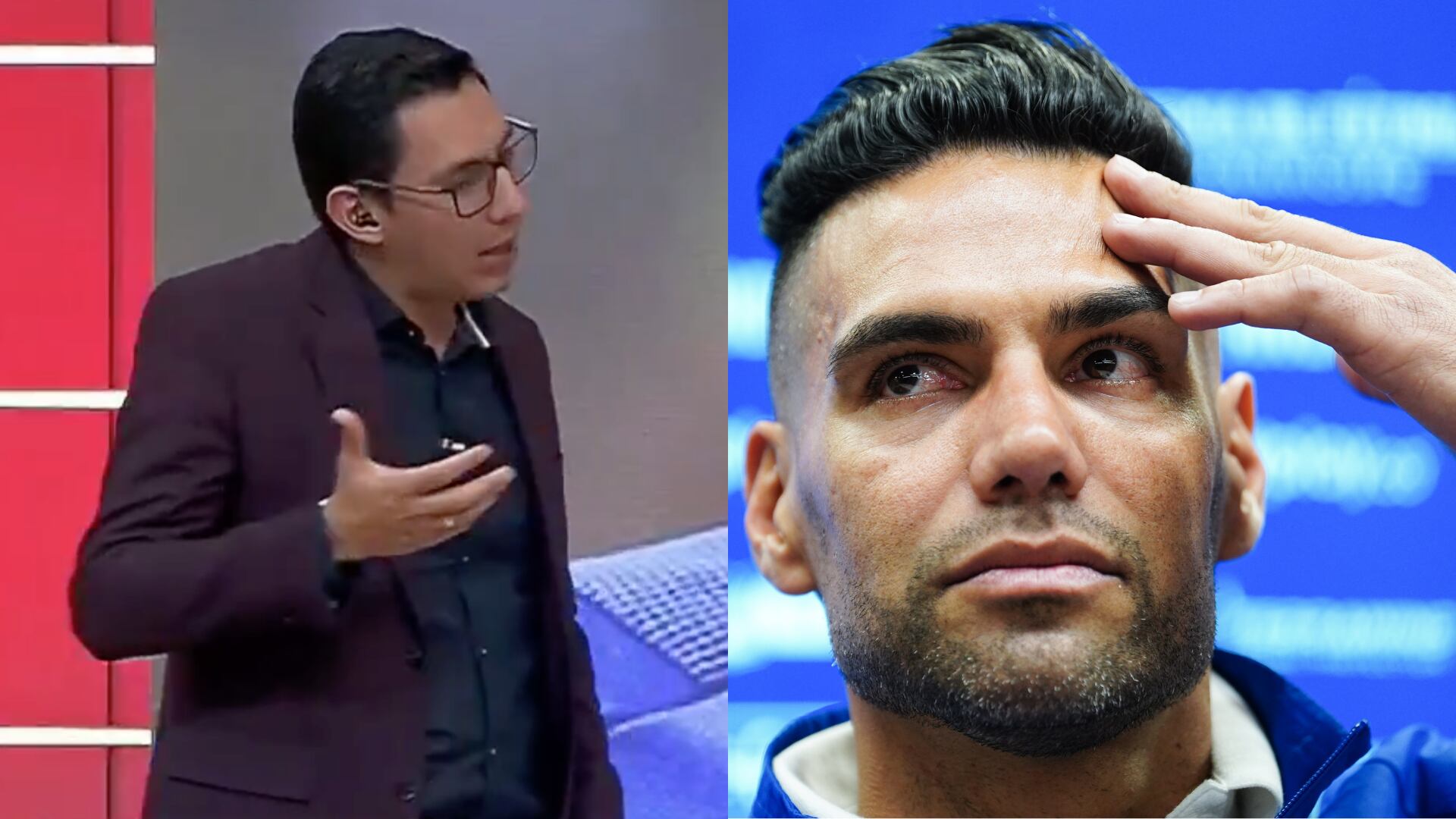 Julián Capera y Falcao - Fotos: Redes sociales