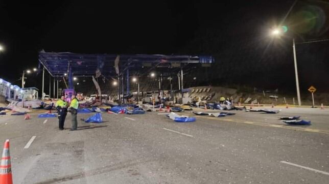 Atentado terrorista moto bomba en Pamplonita