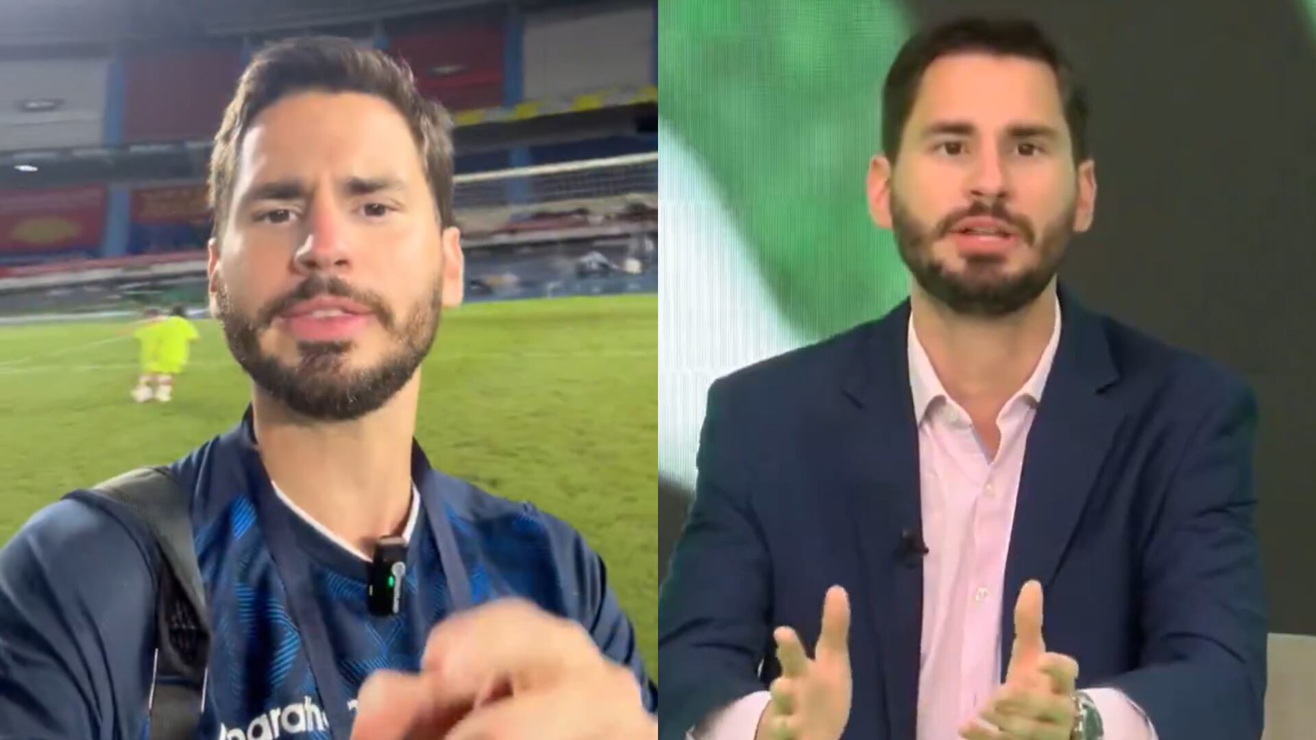 Periodista ecuatoriano se pasó de chistoso en redes - Fotos: Capturas de pantalla de las redes sociales de José Carlos Crespo