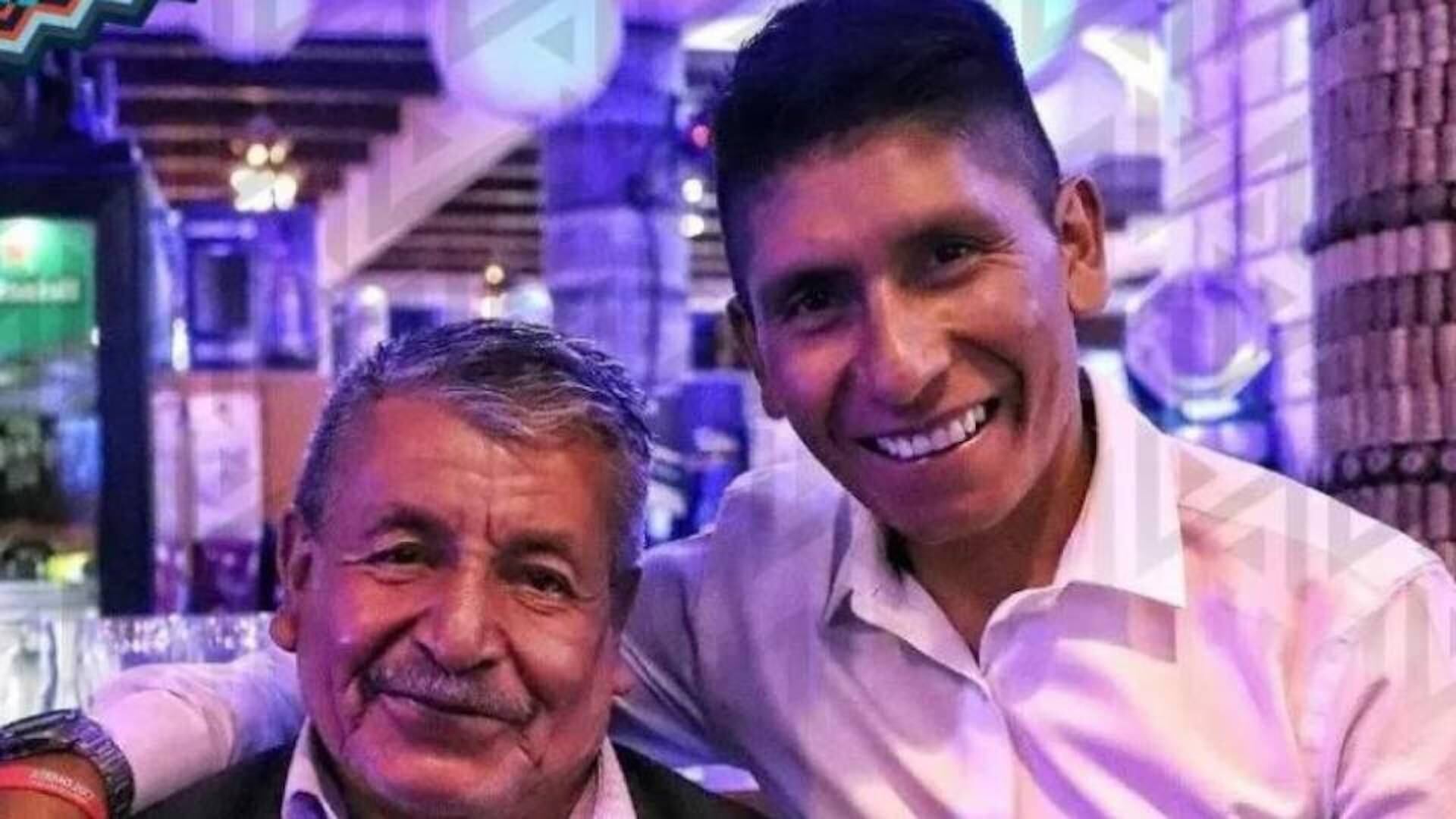 Nairo Quintana y Luis, su padre