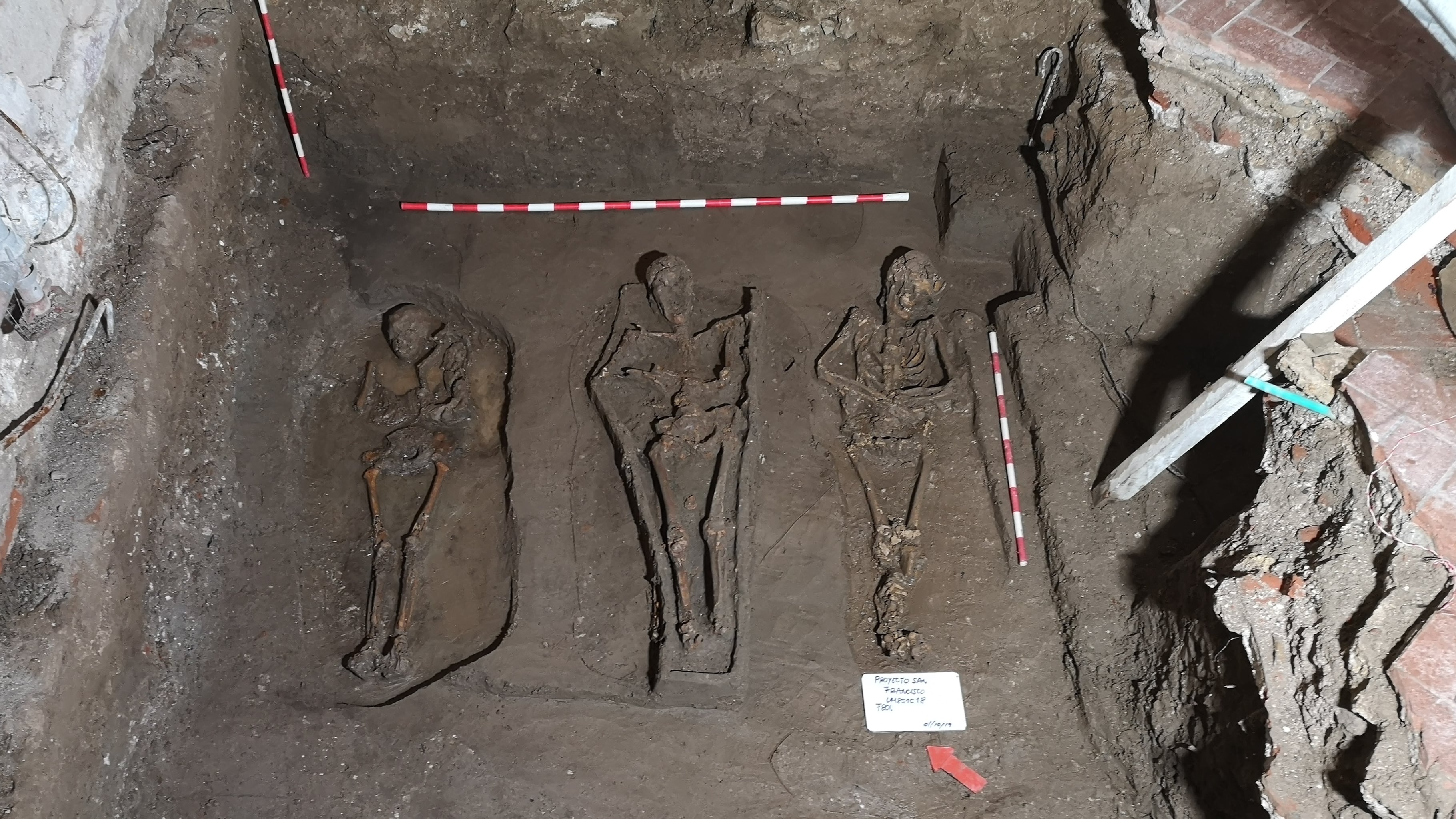 Excavaciones del Claustro de San Francisco en Cartagena.