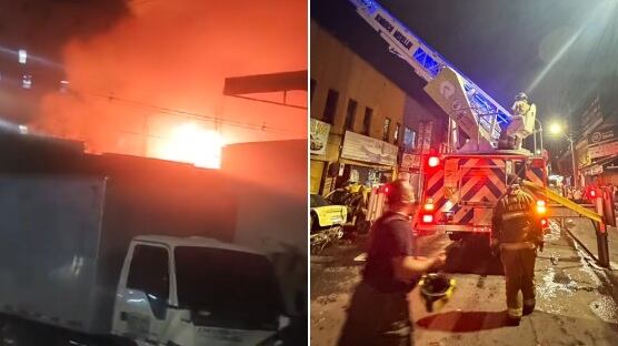 Incendio en bodega de madera en Medellín
