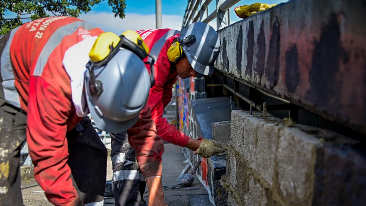 Fueron sellados huecos en puente de la NQS con calle 19 que servía de escondite de ladrones.