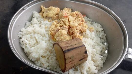 Militares denuncian plato de comida que reciben en Norte de Santander