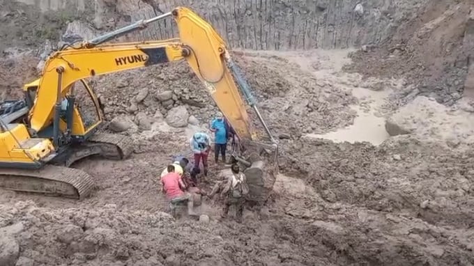 Foto del lugar donde cinco mineros murieron en Tolima.