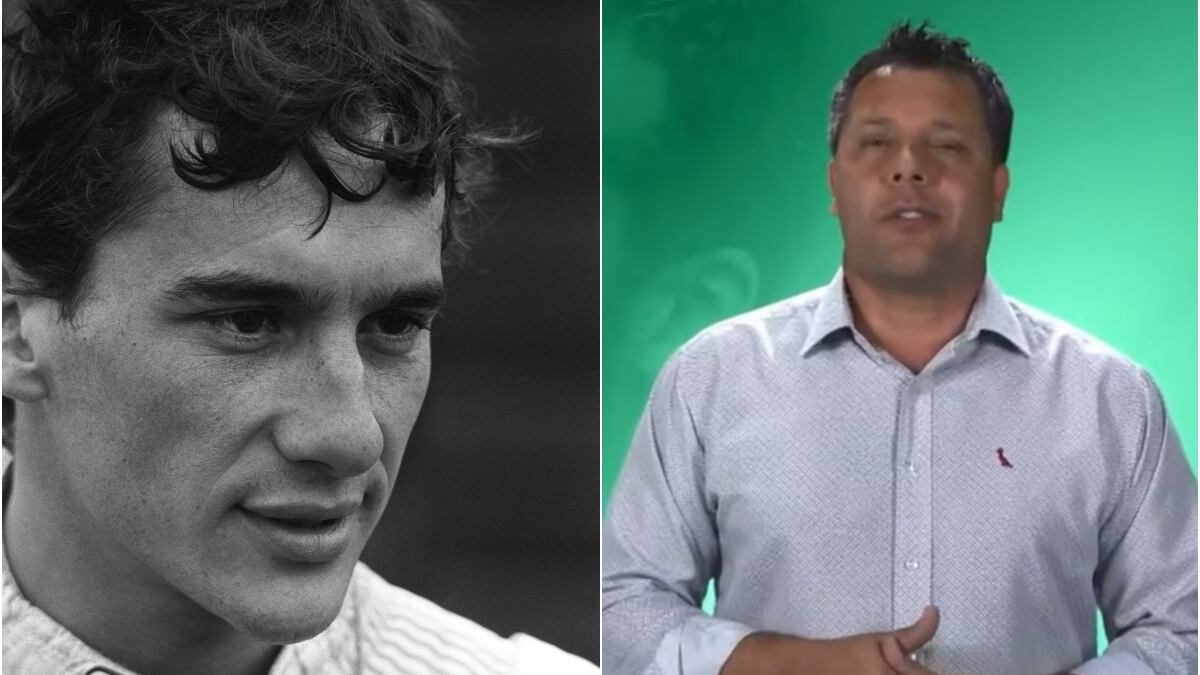 Ayrton Senna fue usado en lema del candidato político Claudio Cavalo