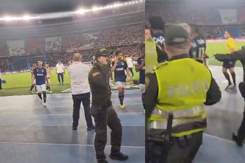 ¿Quién tuvo la culpa?: revelan video de la gresca de los jugadores de Millonarios al finalizar el partido