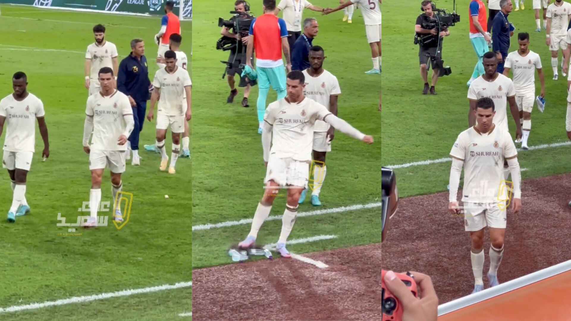 El enojo de Cristiano Ronaldo luego de perder el liderato con el Al-Nassr.