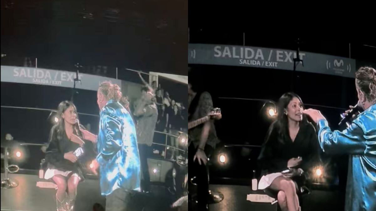 Periodista de la W Radio fue la escogida por Maná para subirla al escenario.