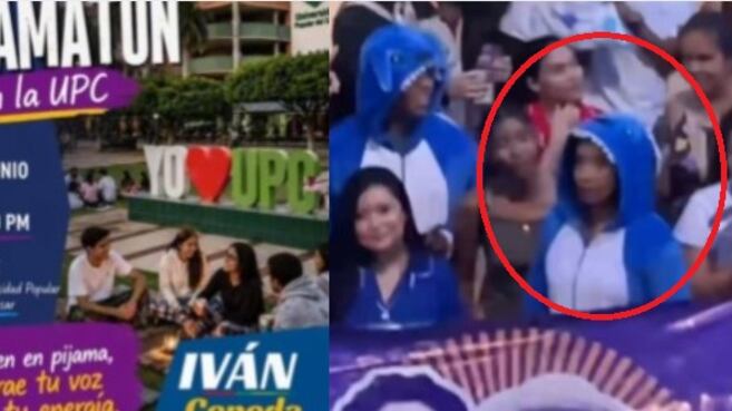 Foto señalan a Juliana Guerrero por actividad política en pijama.