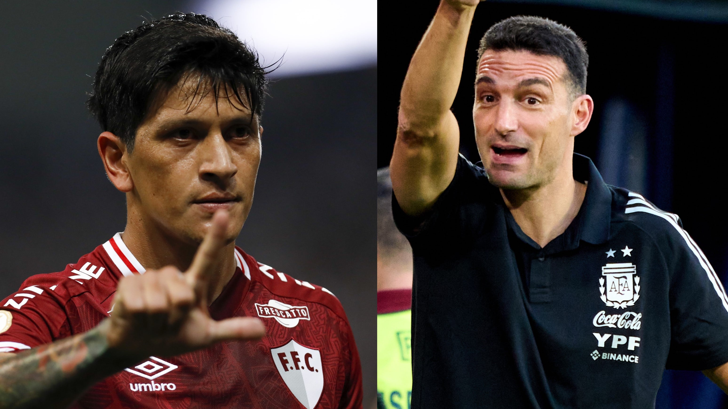 Germán Ezequiel Cano y Lionel Scaloni