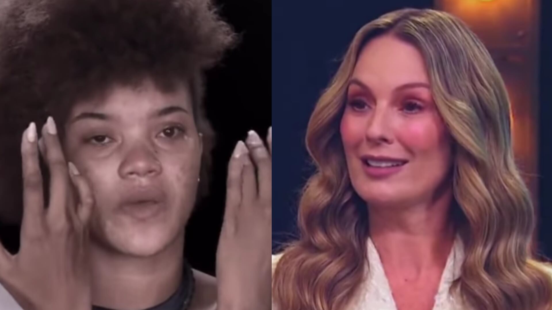 Claudia Bahamón consoló a Miss César de Miss Universe por su acné