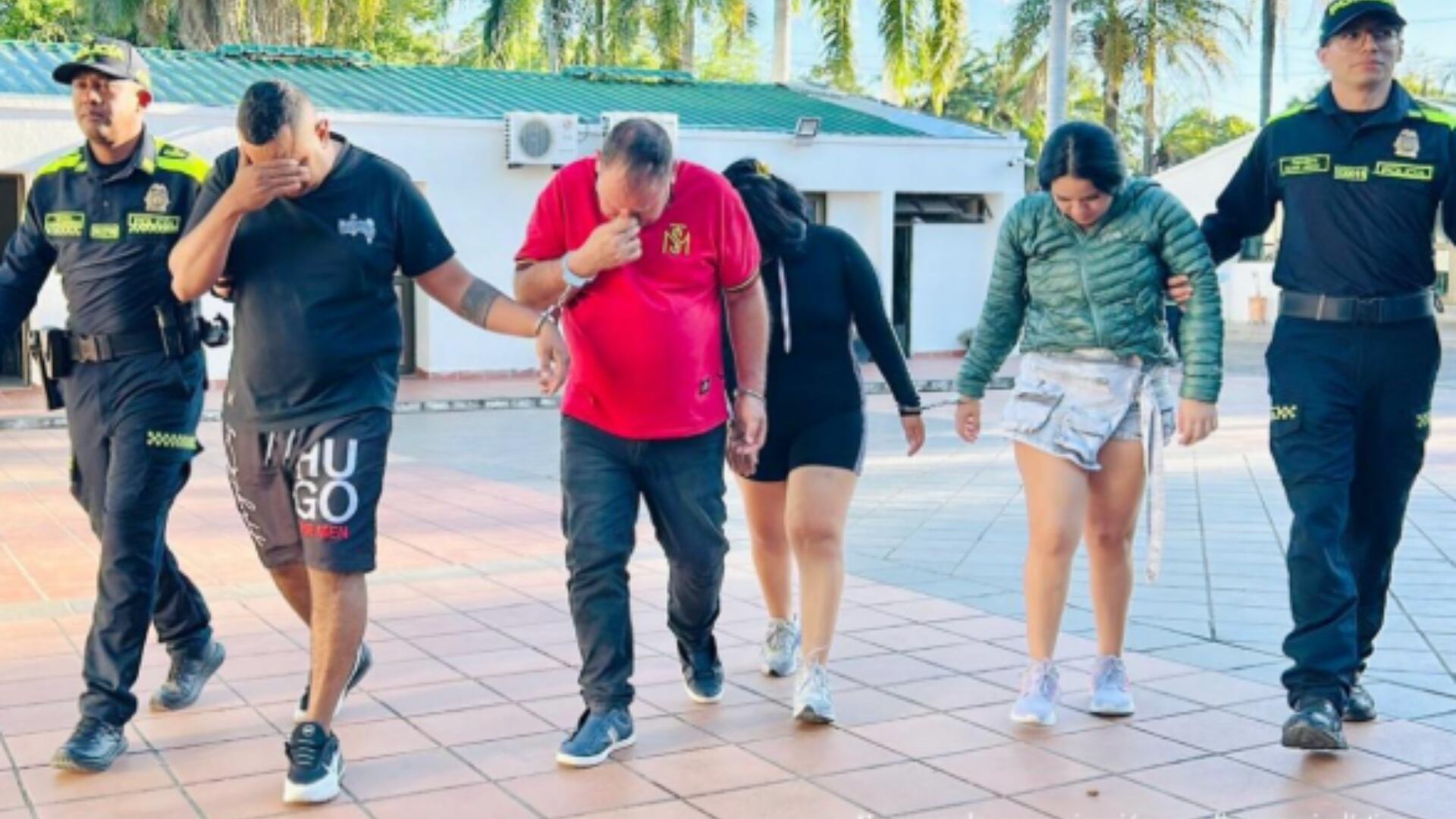 Captura de cuatro integrantes de la banda delictiva 'Los Sureños'.