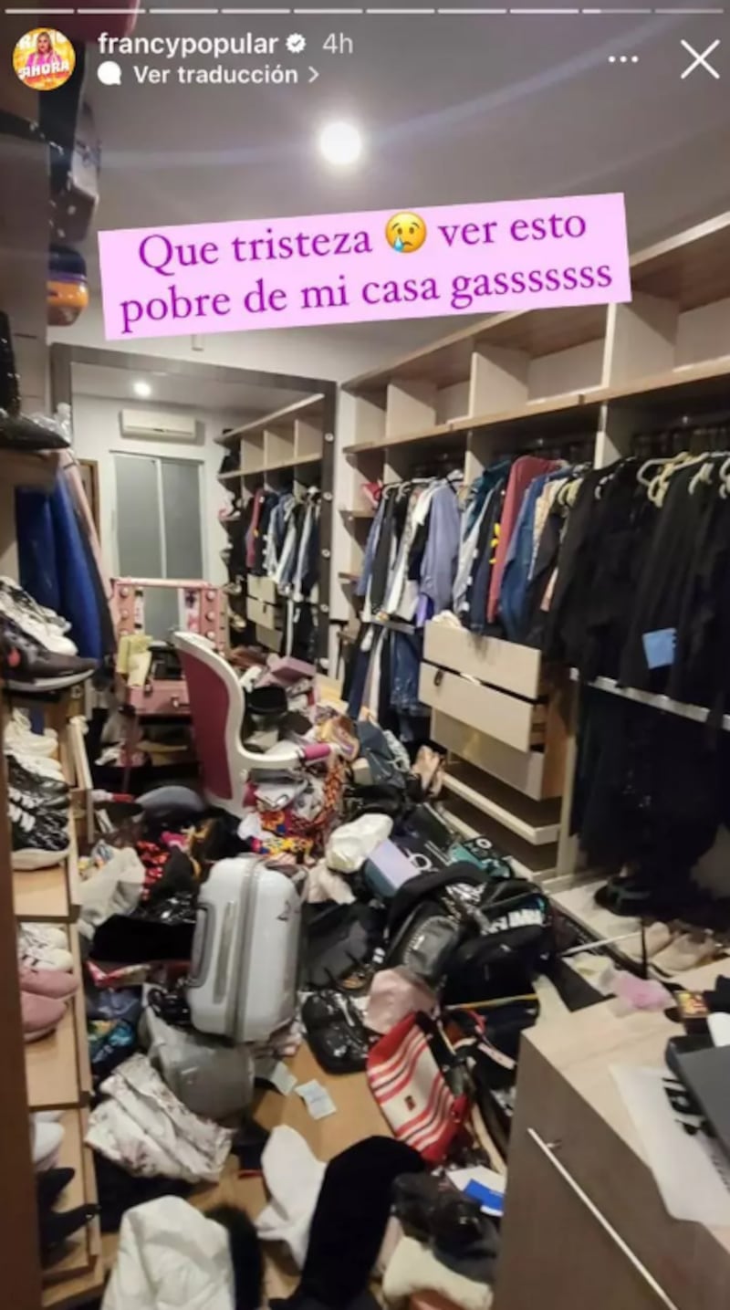 Francy fue víctima de robo en su apartamento.