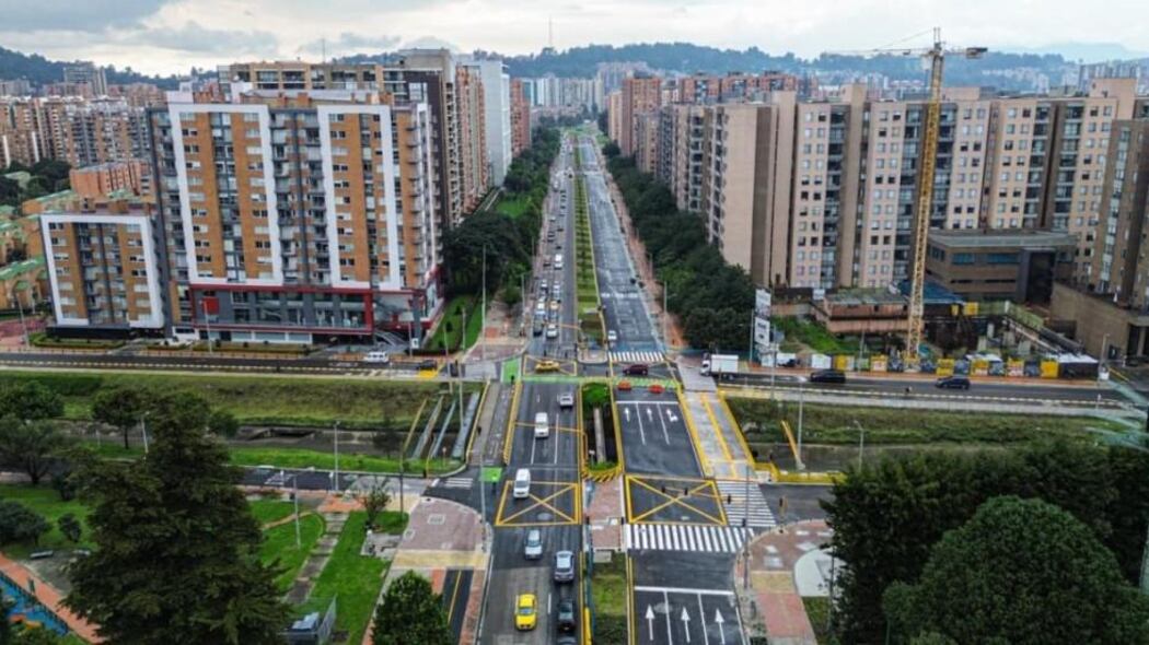 Avenida La Sirena o Calle 153 fue entregada por el Distrito.