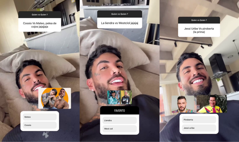 Mateo Carvajal 'chicaneó' al contar si le ganaría a Yeferson Cossio en una pelea