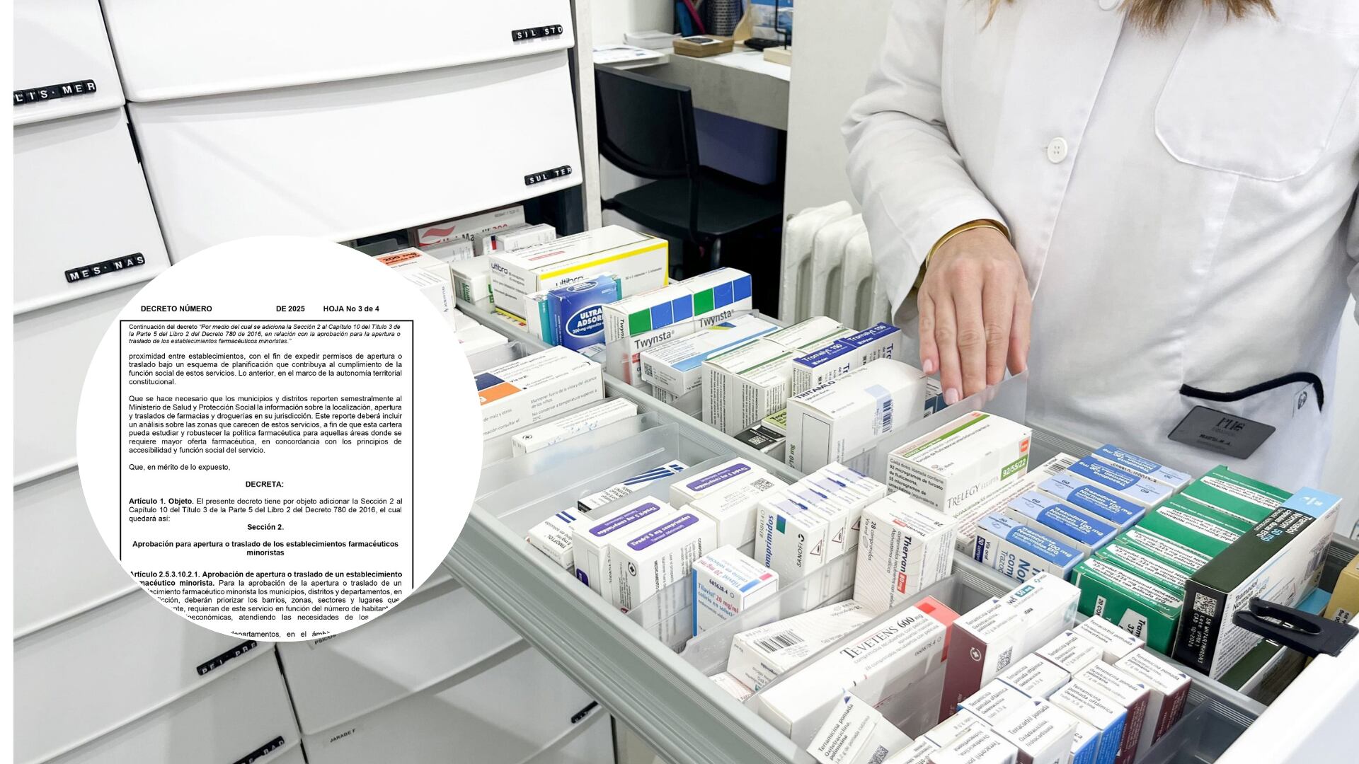 Decreto de MinSalud para apertura de Farmacias.