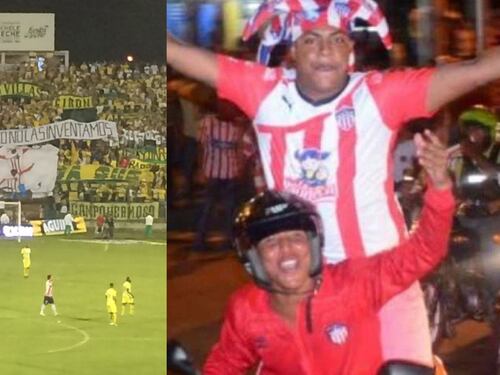 Fanáticos del Bucaramanga le recordaron “estrella inventada” al Junior y ofendieron a sus hinchas