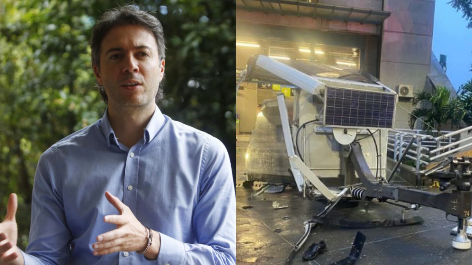 El exalcalde de Medellín Daniel Quintero, se pronunció sobre el accidente del metrocable que se cayó en la ciudad de Medellín.