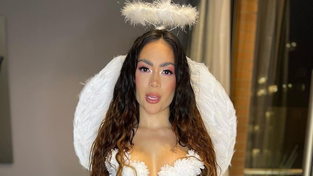 La empresaria ‘Epa Colombia’ no dejó pasar por alto la celebración de Halloween y lejos de convertirse en monstruo, se disfrazó de ángel.