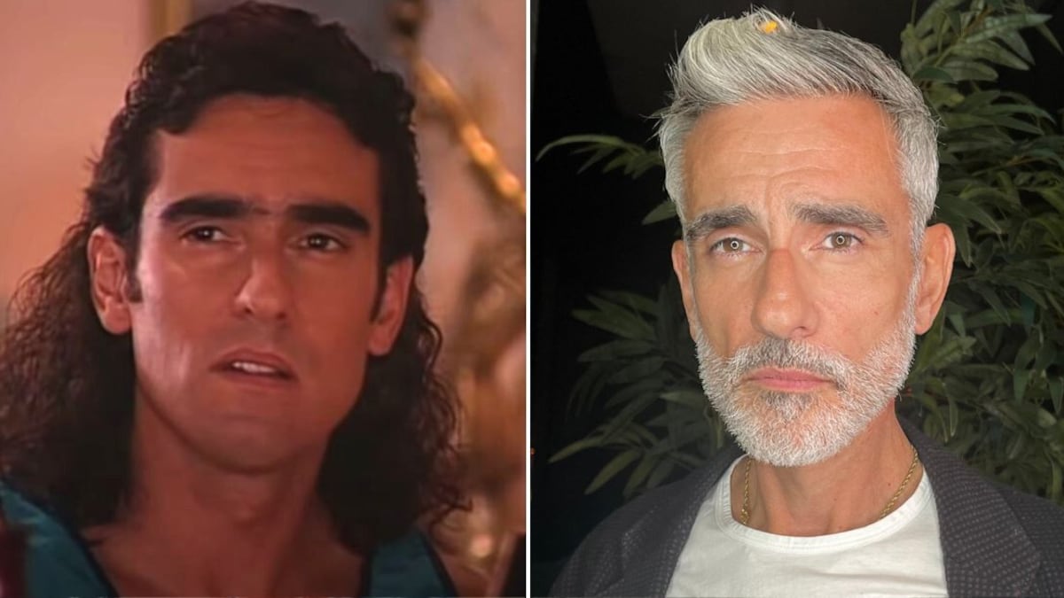 Miguel Varoni en 'Pedro, el escamoso' y en la actualidad