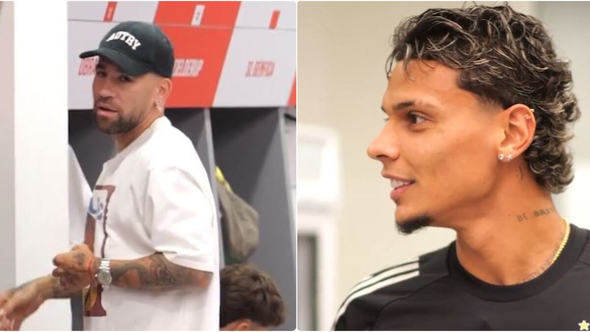 Richard Ríos y Otamendi tuvieron curioso cruce en Benfica, más allá de los guantes de boxeo