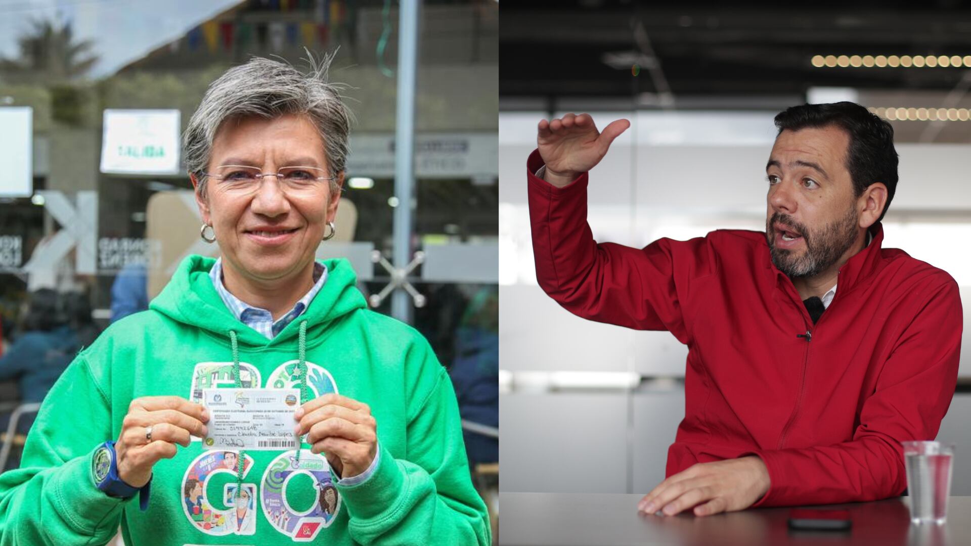 Claudia López felicitó a Carlos Fernando Galán y envío fuerte pulla al presidente Petro