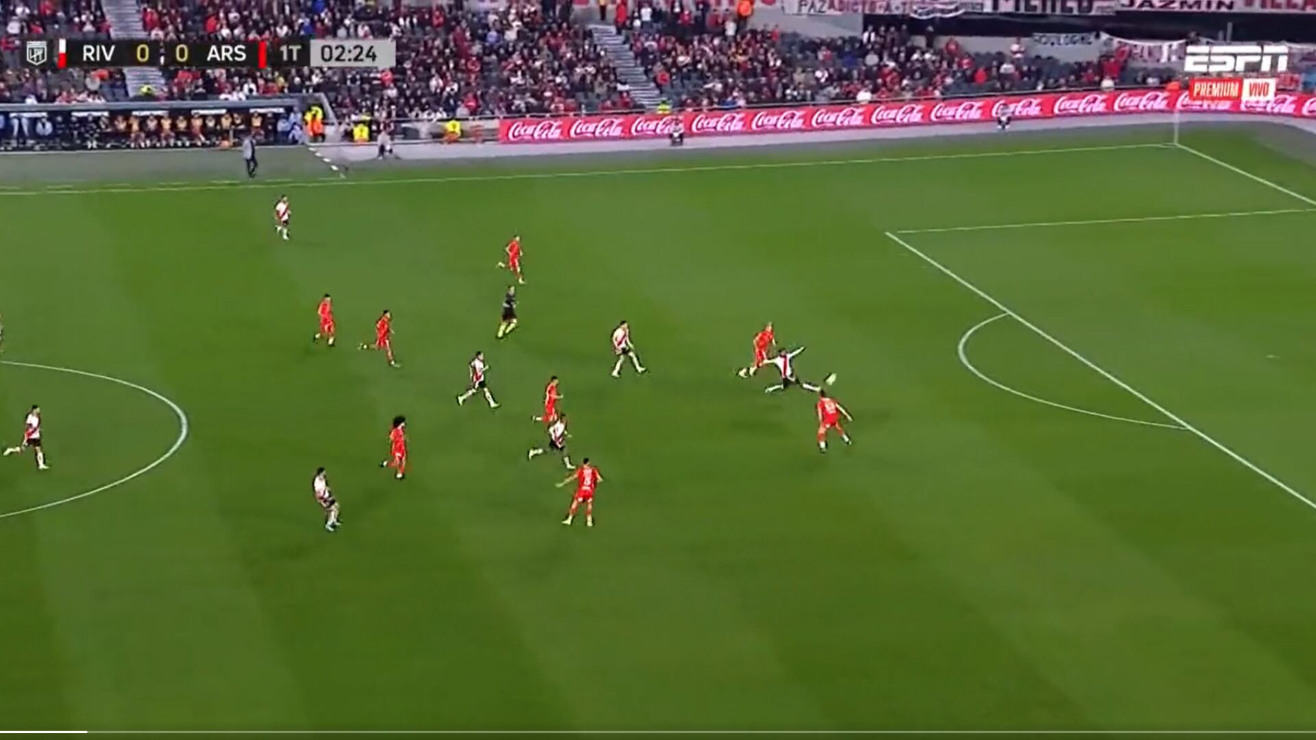 Gol de Miguel Ángel Borja con River Plate