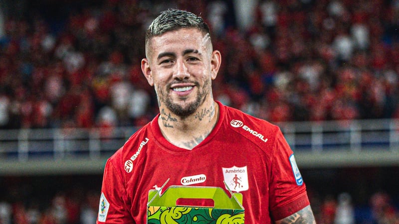 América de Cali respaldó a Rodrigo Holgado tras confirmarse la sanción que le prohíbe jugar por un año