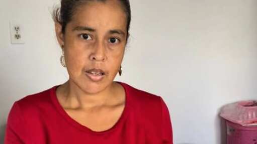 Marcela Cantillo cayó por las escaleras de su casa.