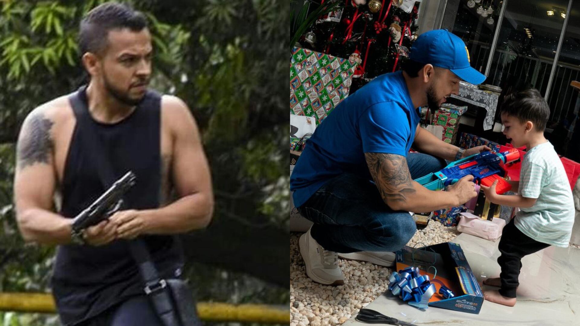 ¿Andrés Escobar incita a sus hijos a usar armas de fuego? Lo critican por este regalo de navidad