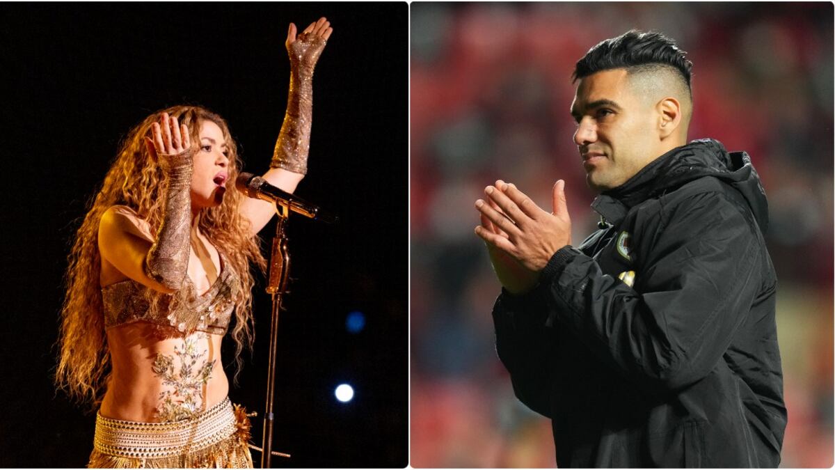 Falcao tampoco se perdió el concierto de Shakira y también se robó el show en El Campín