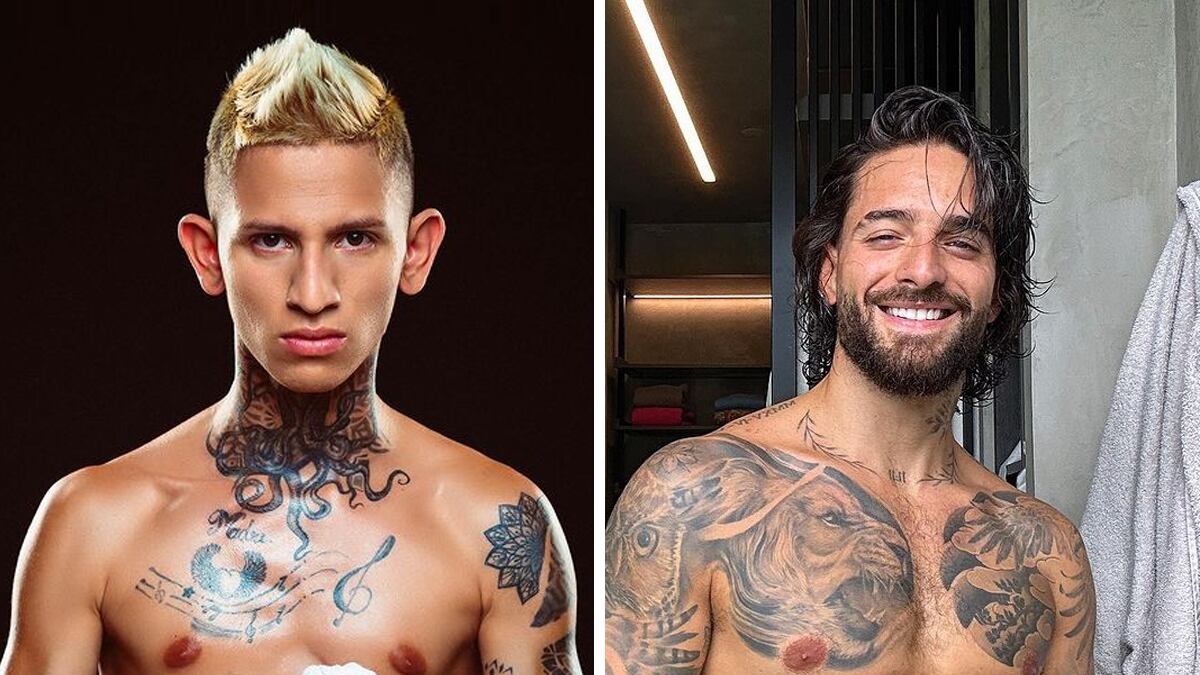 ¿Se parecen? 'La Liendra' se afeitó la cabeza y se comparó con Maluma