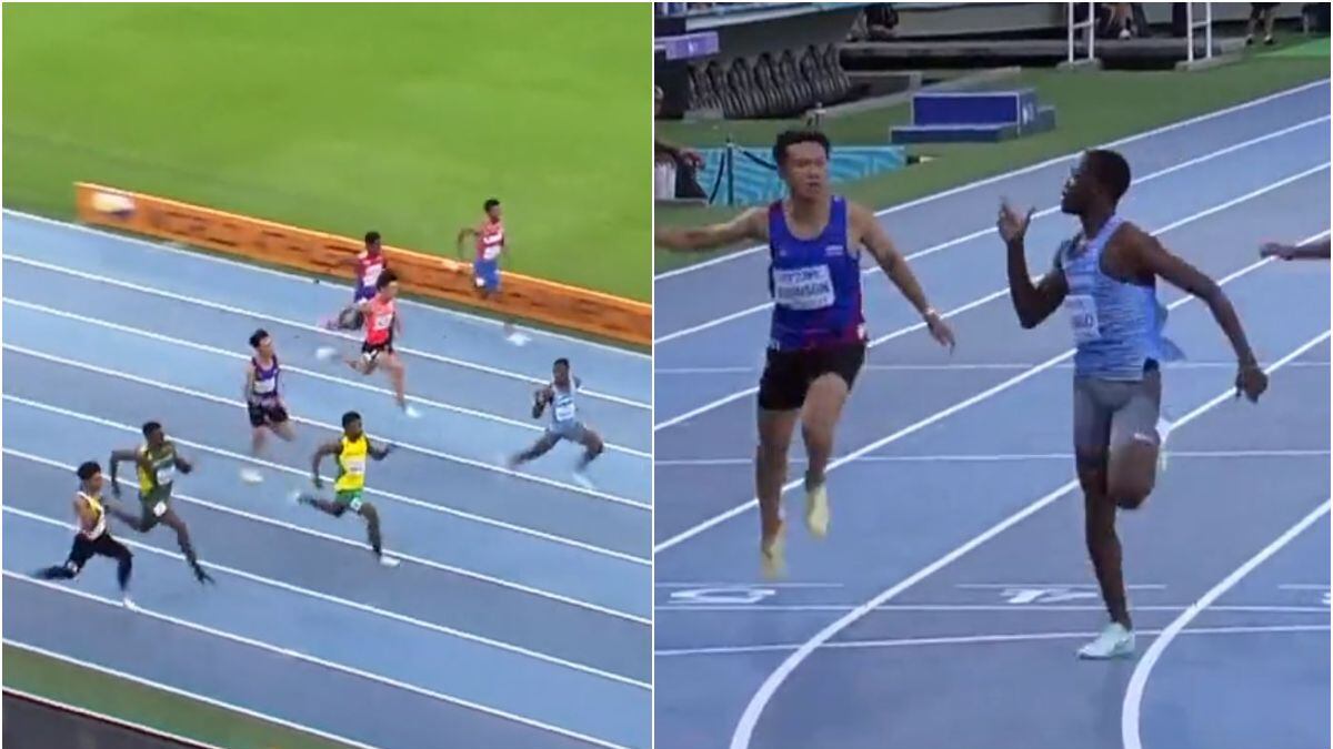 Letsile Tebogo humilló a sus rivales en Colombia y batió récord mundial