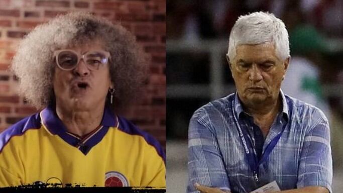 Carlos 'Pibe' Valderrama y Julio Comesaña