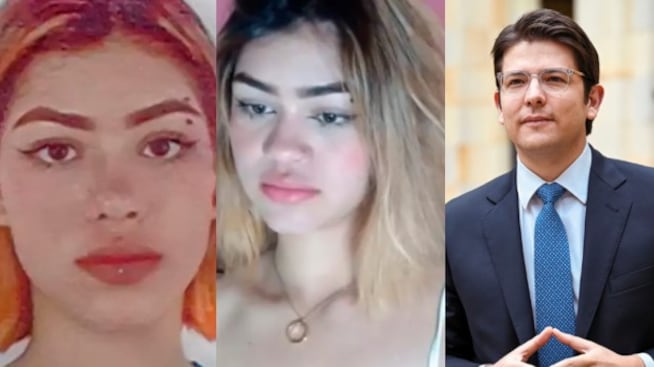 Foto de alias 'Gabriela' y Miguel Uribe.