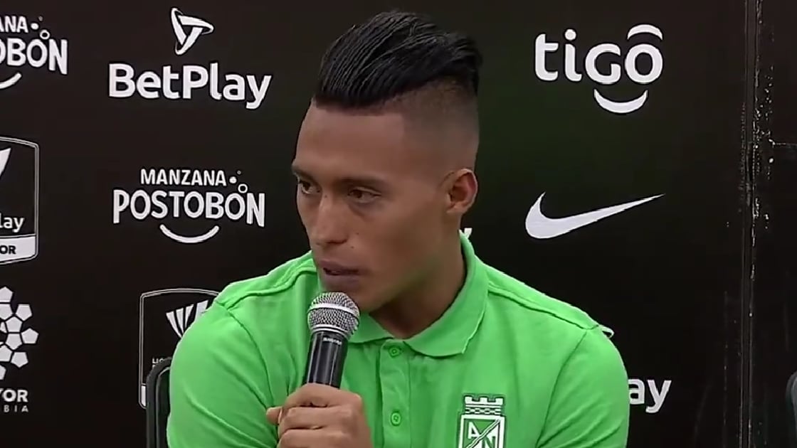 Sebastián Gómez en rueda de prensa