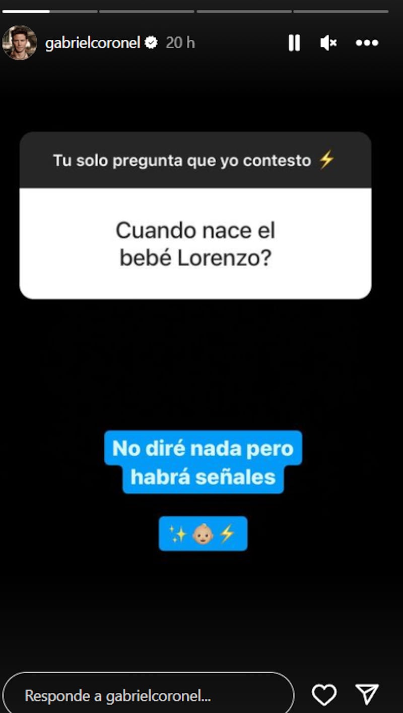 Gabriel Coronel habló sobre la fecha de nacimiento de Lorenzo