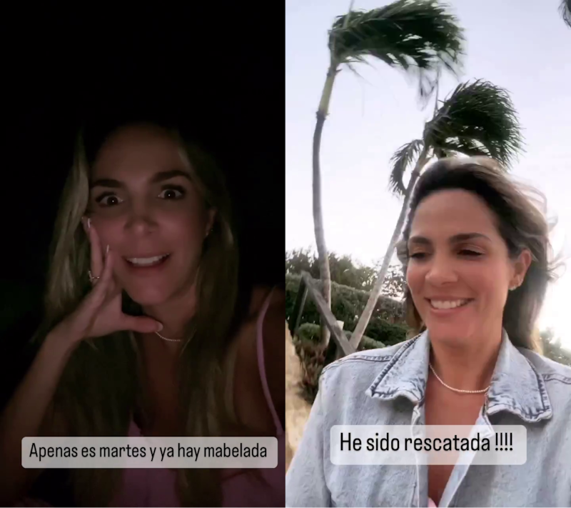 Mabel Cartagena se quedó encerrada dentro de un spa